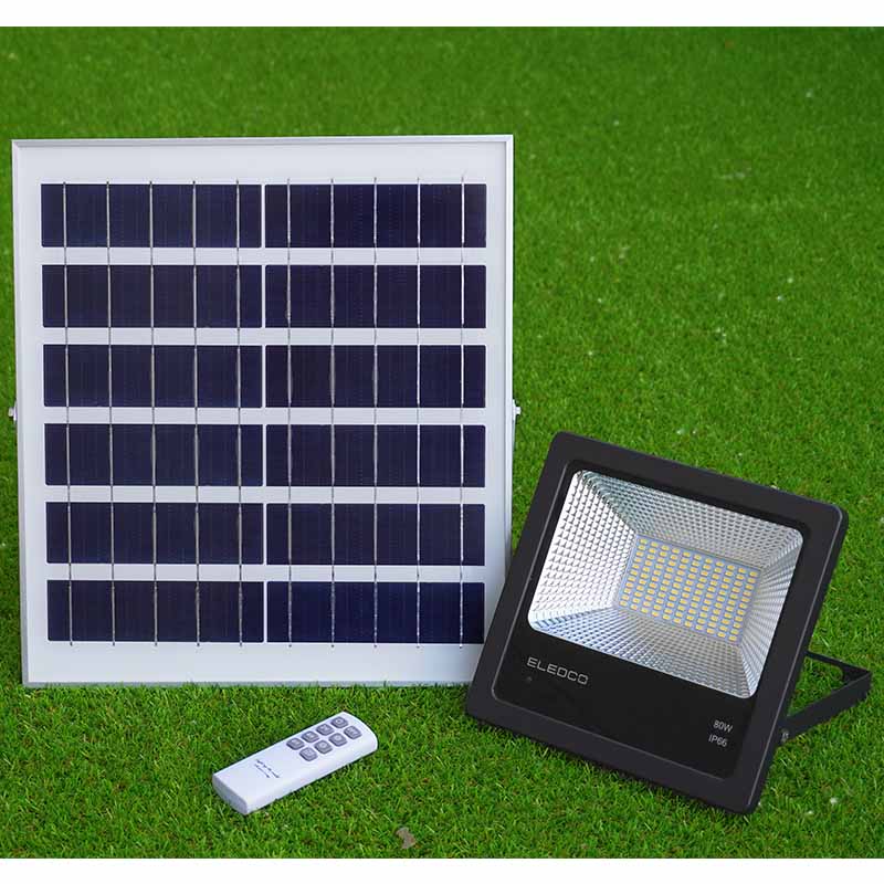 Farola Solar 150W con Sensor de Movimiento y Mando - ELEDCO
